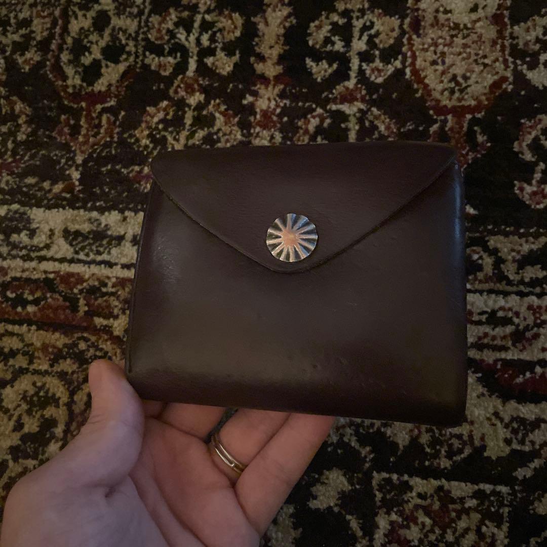 DOUBLE RL 二つ折り財布 ブラウン