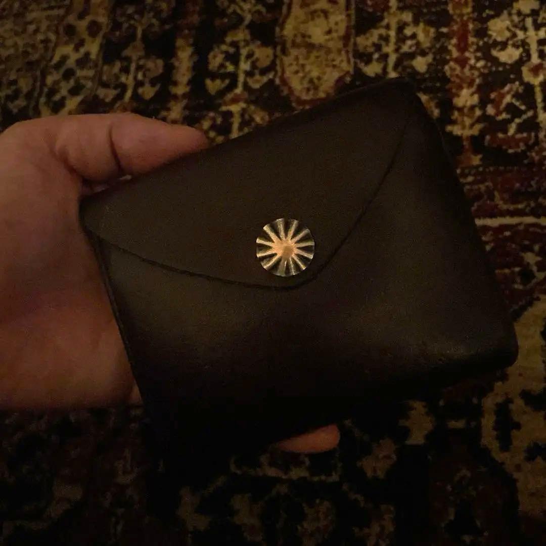 DOUBLE RL 二つ折り財布 ブラウン