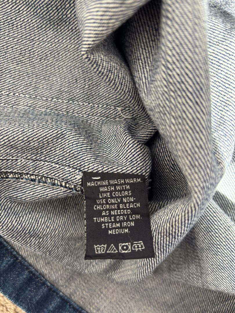 RRL 三つ星　デニムジャケット　カバーオール　90s