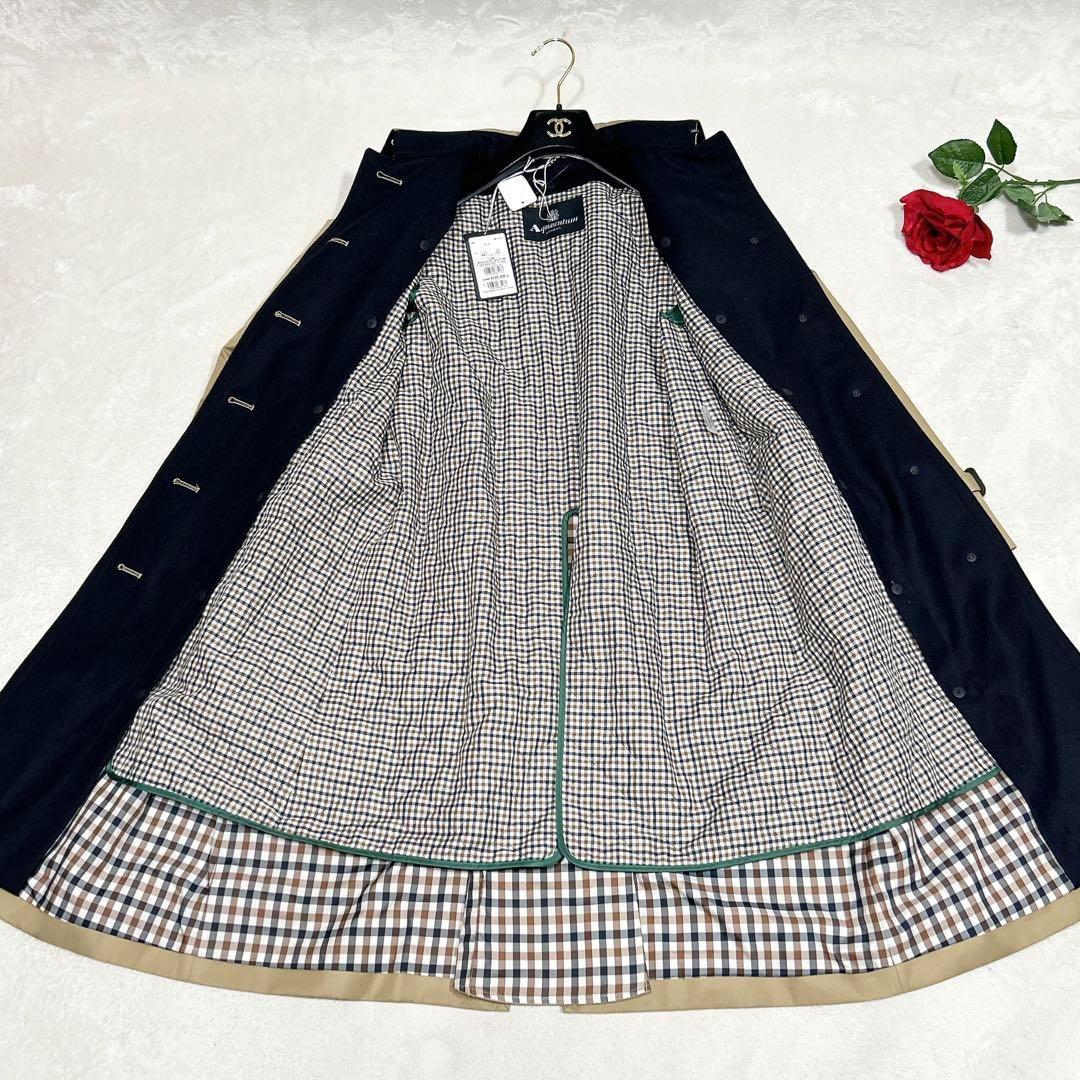 新品タグ付き✨　超希少✨　アクアスキュータム　現行　ステンカラー　コート　10