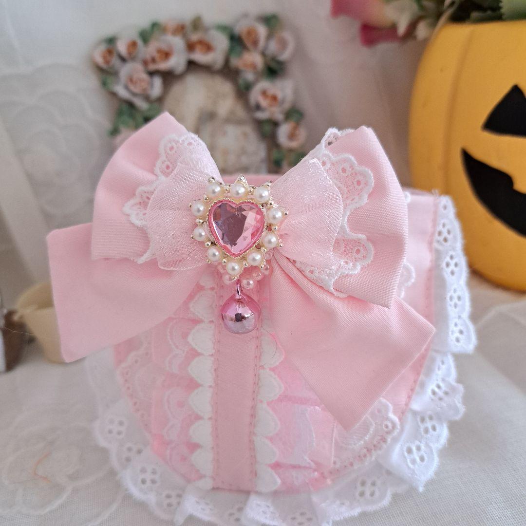 プッチ、ロリータスタイ(ピンク)わんちゃん猫ちゃん用