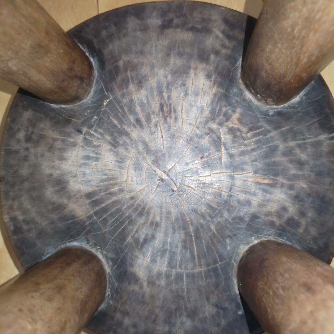 【ヴィンテージ】セヌフォ族　スツール　①　椅子　民具　花台　アフリカンアート