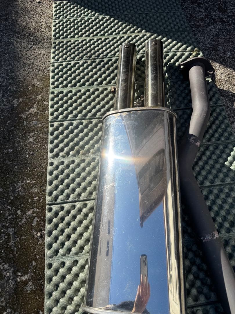 GX81ツインカム用ストレートマフラー