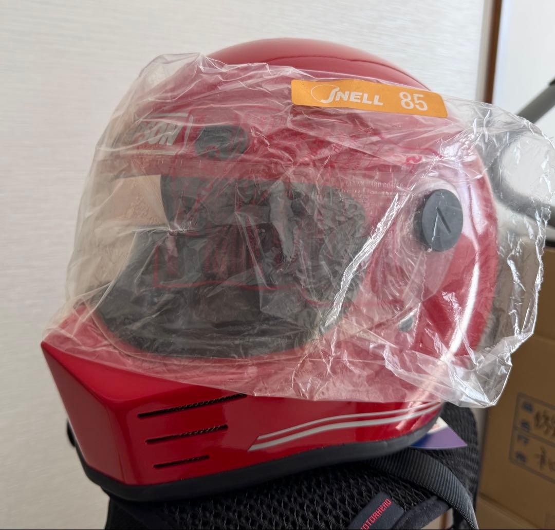 SIMPSOM BANDITフルフェイスヘルメット レッド