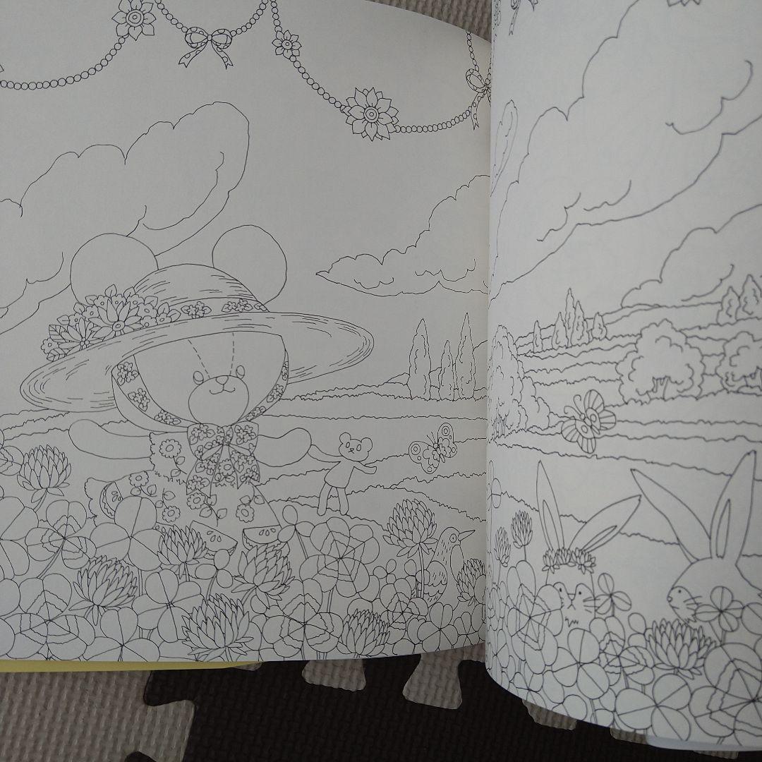 パティシエジャッキーくまのがっこう塗り絵