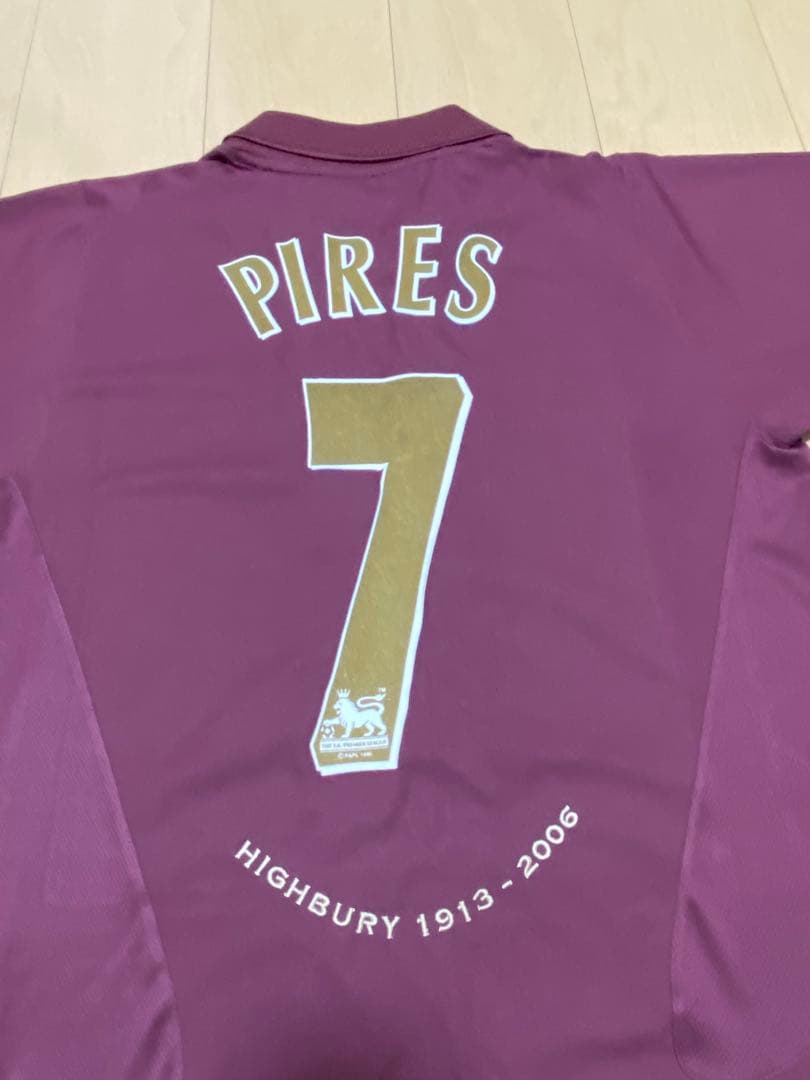 アーセナル 05/06 ハイバリーラストモデル ピレス #7 ユニフォーム