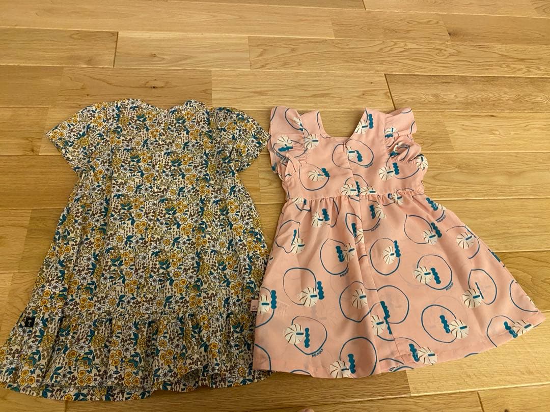 モイモルン　ワンピース100.110　カーディガン100