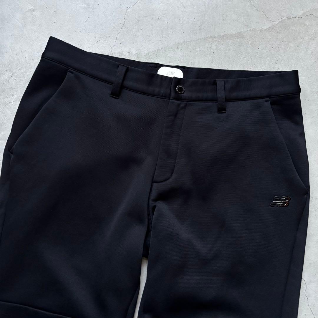 NEW BALANCE GOLF 裏起毛ストレッチパンツ 裾ドローコード ロゴ