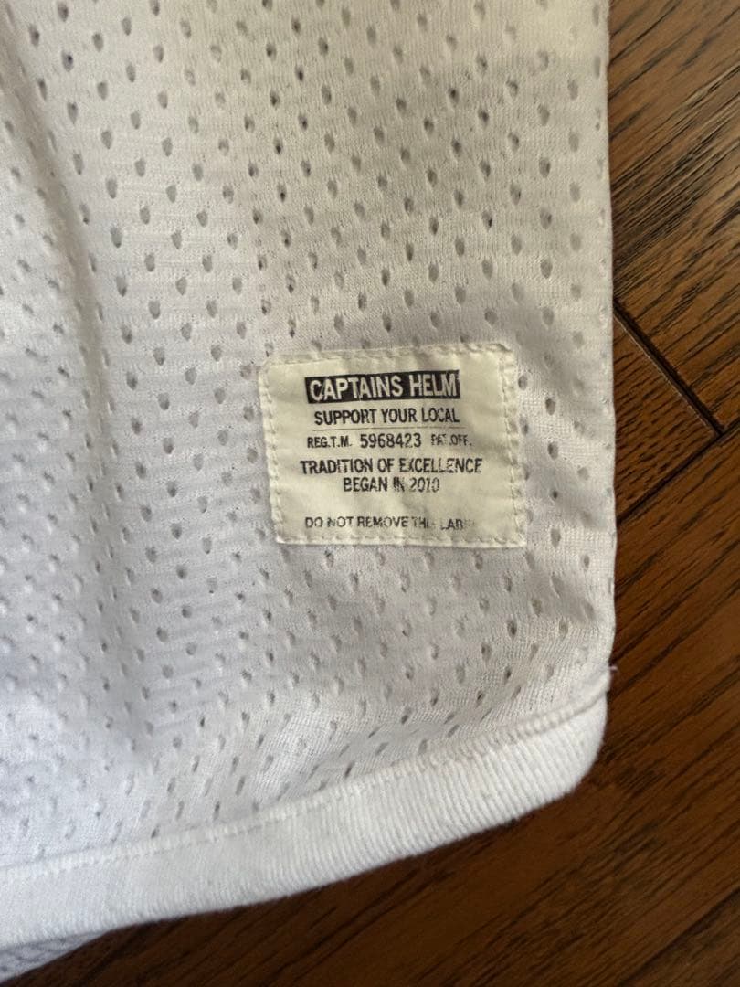 CAPTAINS HELM メッシュシャツ ホワイト　XL