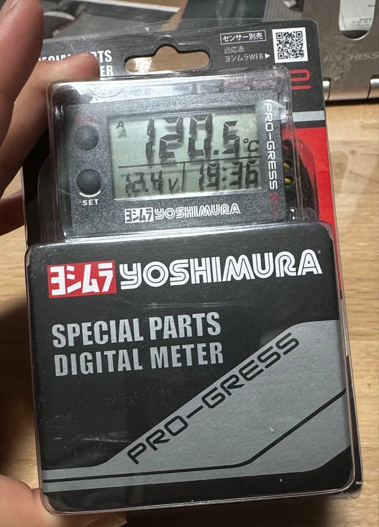 新品 ヨシムラプログレス2マルチテンプメーター油温計