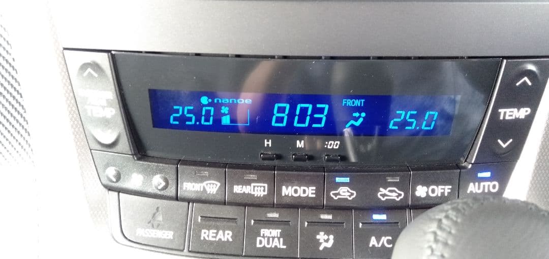 20 ヴェルファイア アルファード 後期Fエアコンスイッチ LED打ち替え品