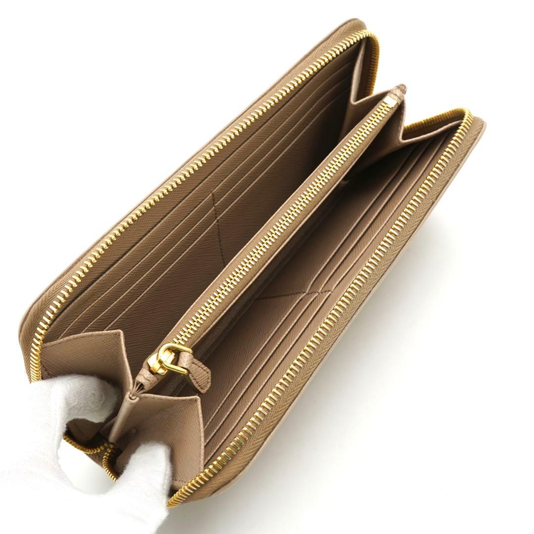 ✨専用✨　PRADA 長財布　サフィアーノレザー　三角プレート