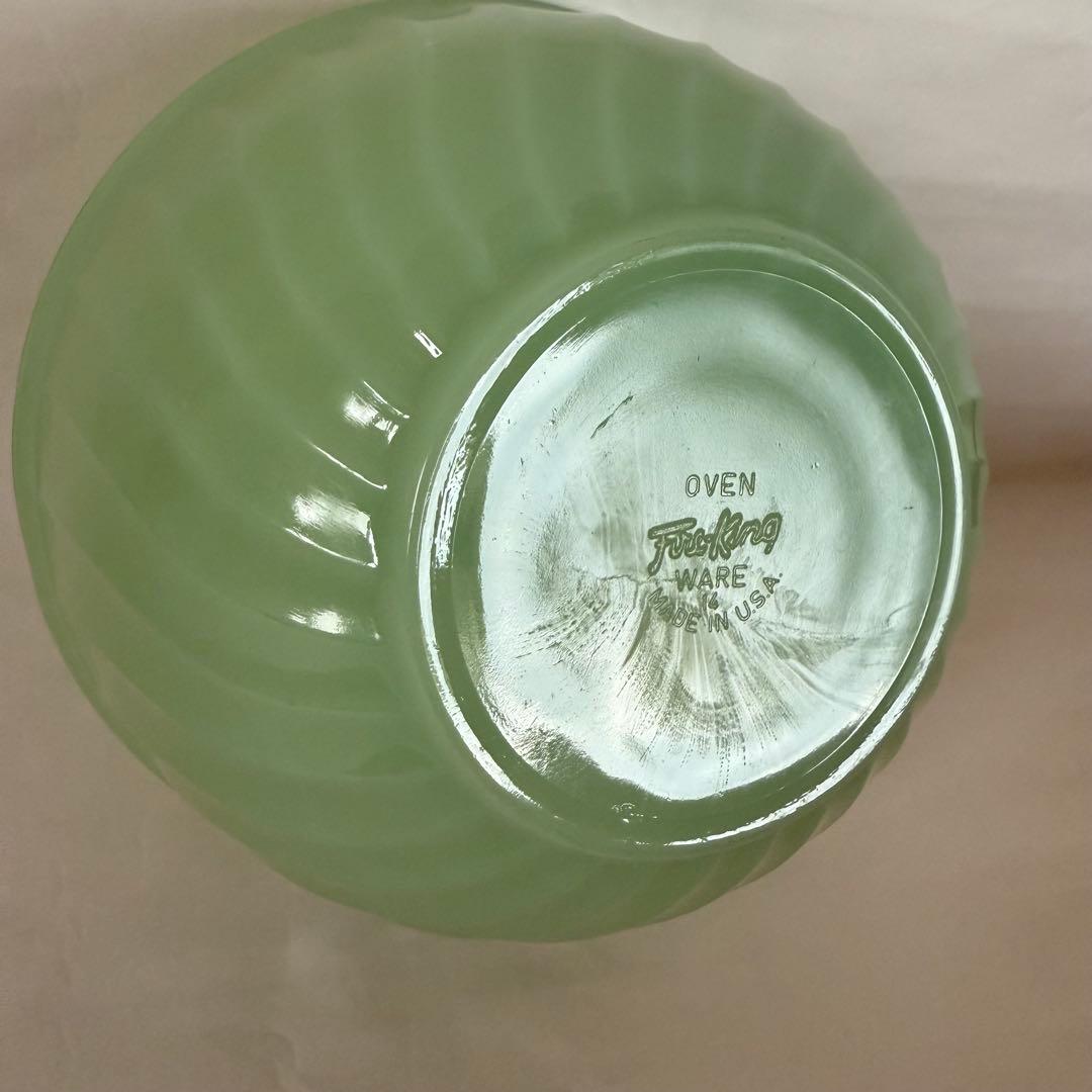 FireKingジェダイ スワール ミキシングボウル 4個セット