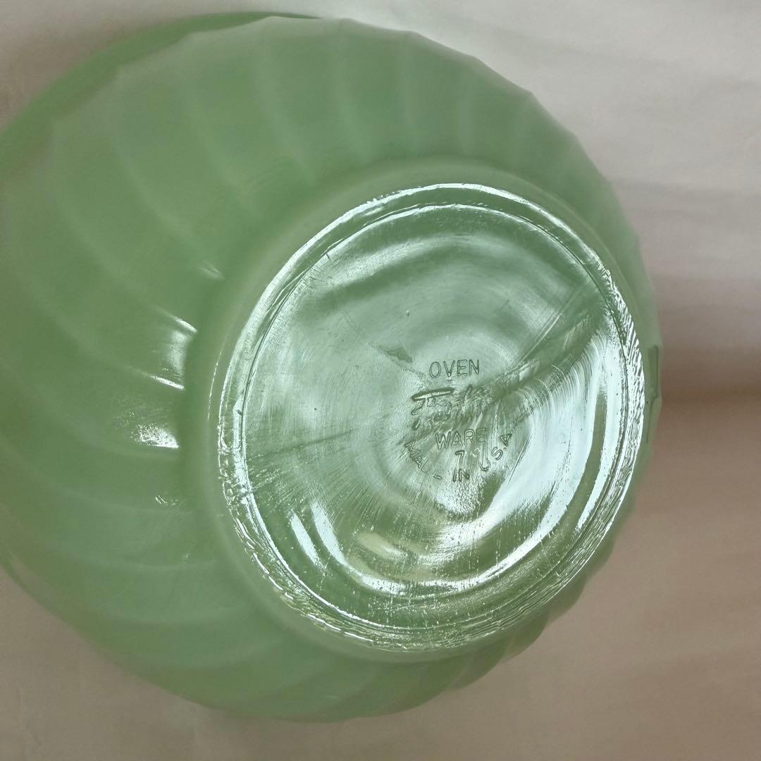 FireKingジェダイ スワール ミキシングボウル 4個セット