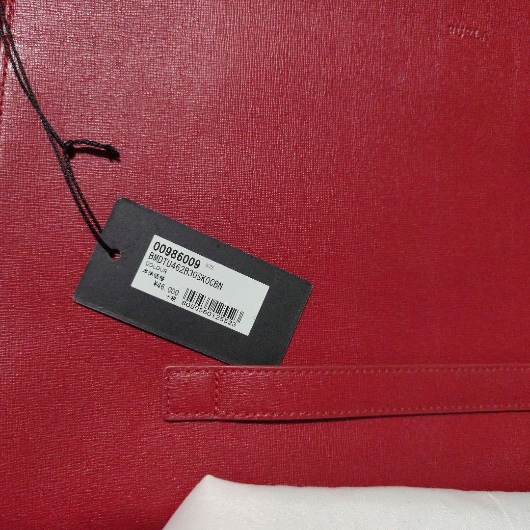 FURLA レッド クラッチバッグ 保存袋付き