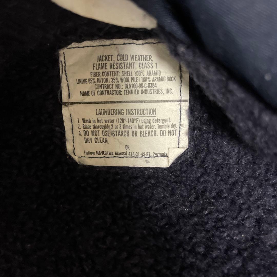 US NAVY アラミドデッキジャケット 初期 米軍実物 38-40サイズ