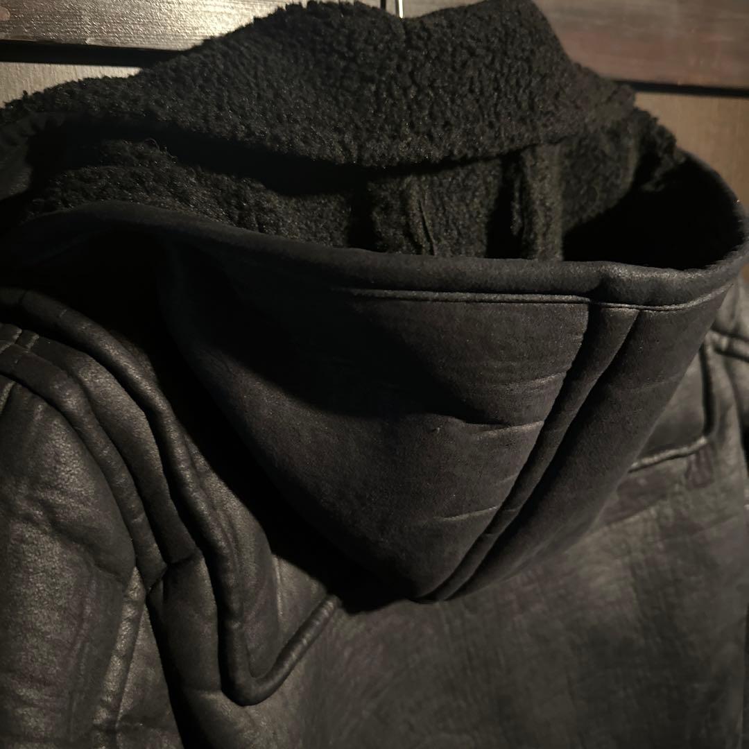 定価7万円✨CABAN de ZUCCa ムートンダッフルコート ブラック M