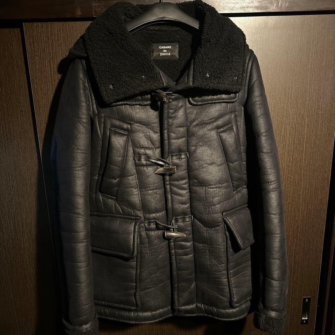 定価7万円✨CABAN de ZUCCa ムートンダッフルコート ブラック M