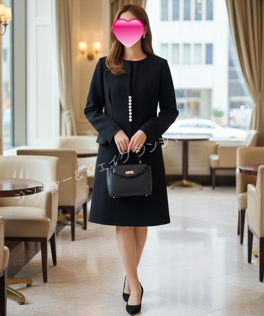 限定価格 YOKOCHANヨーコチャン パールジャケット クリーニング済 黒36