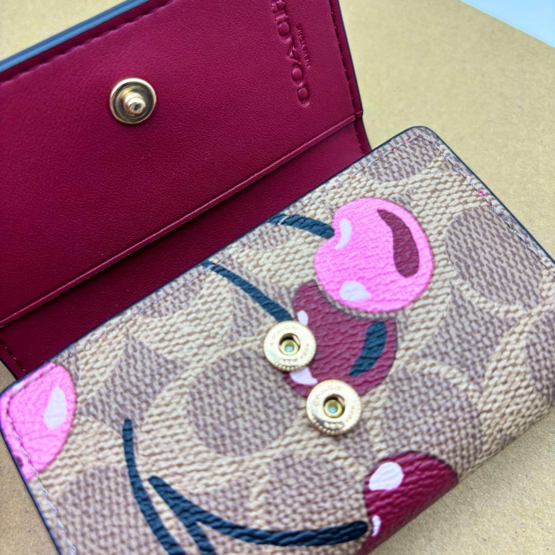 【COACH☆新品】☆ファイブ リング キー ケース・シグネチャー キャンバス☆