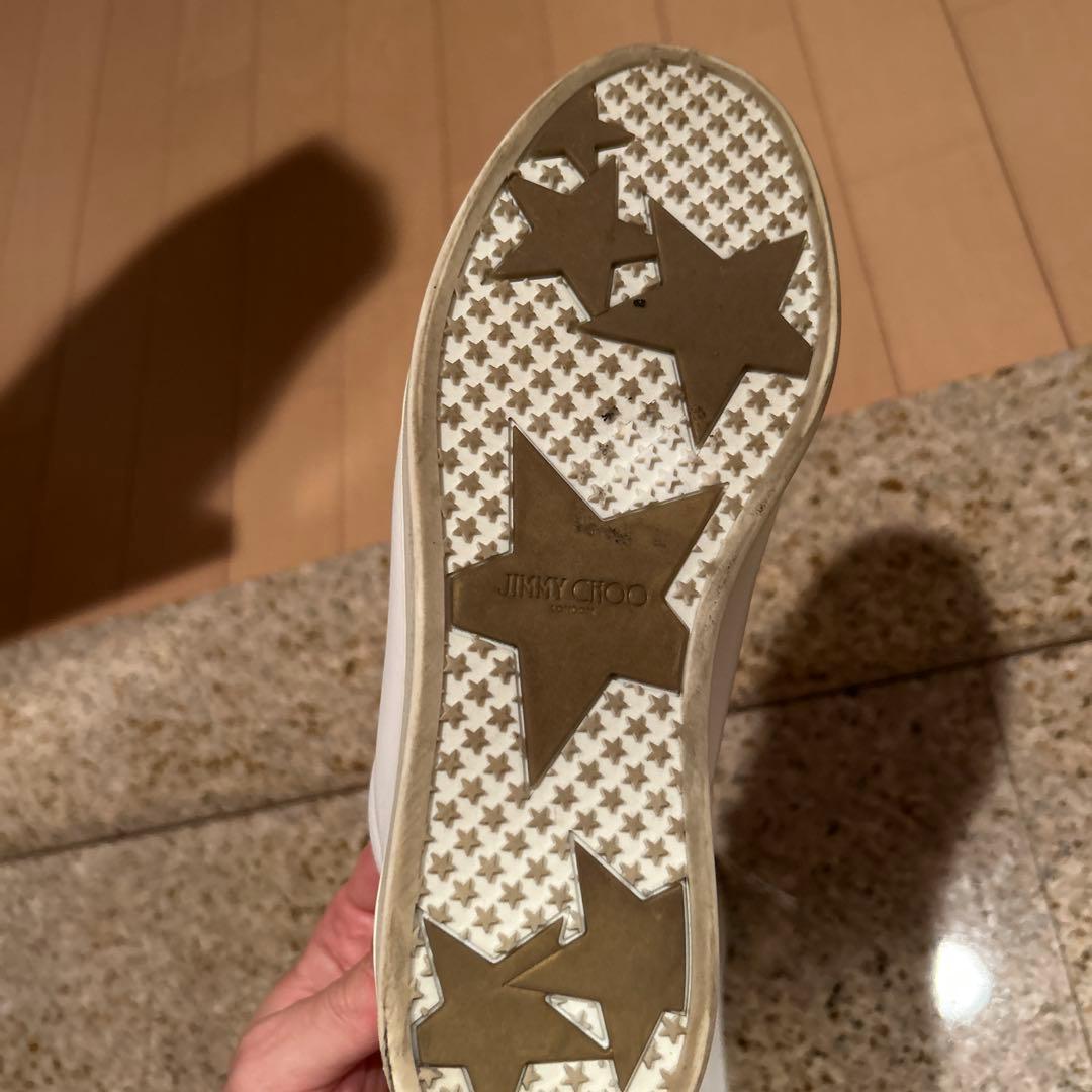 最終価格JIMMY CHOO ホワイトスニーカー