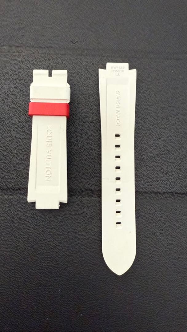 【廃盤モデル】Louis Vuitton ラバーストラップ ホワイト/レッド