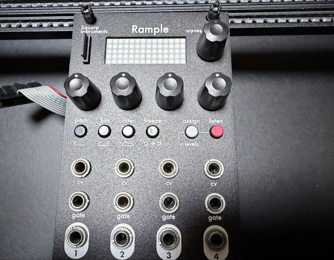 Squarp Rample サンプラー・モジュラーシンセサイザー