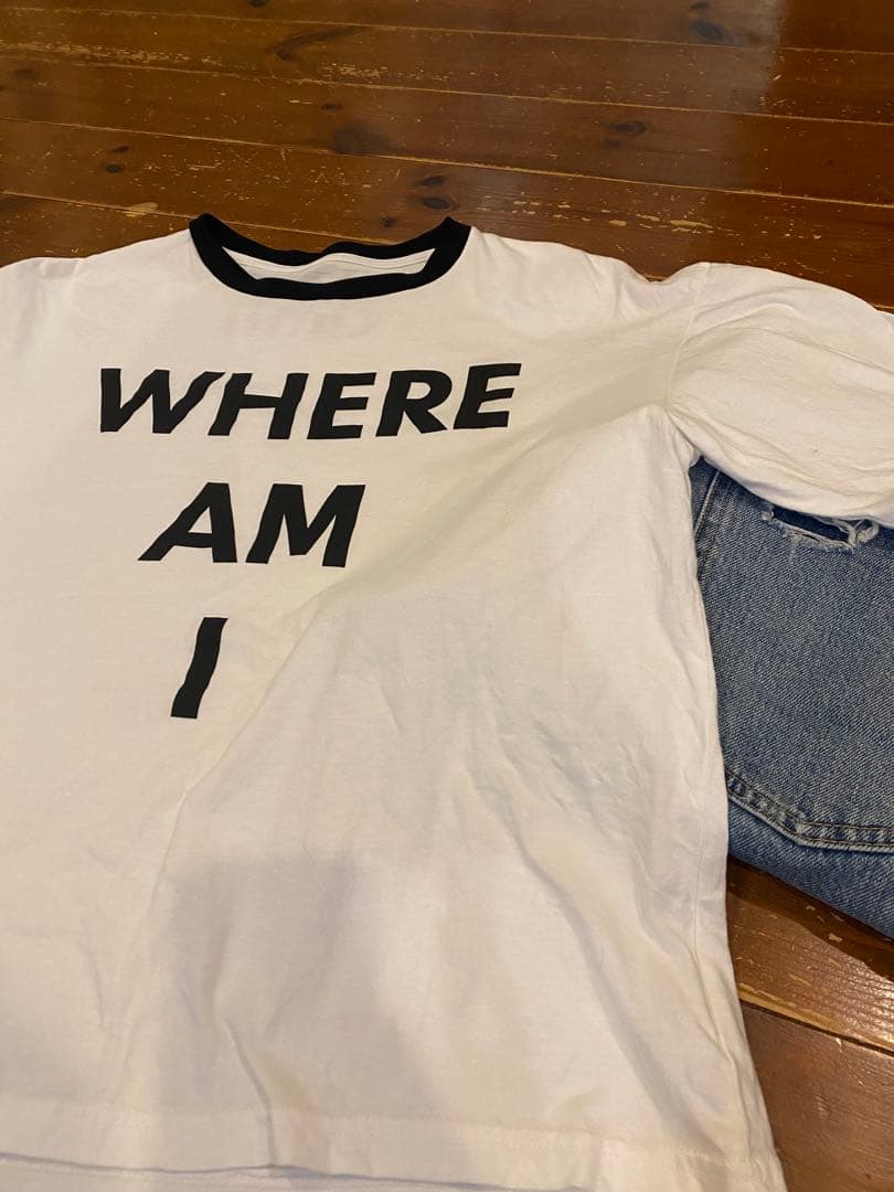 ch!iii Tシャツ オーバーサイズ ホワイト✖️ブラック