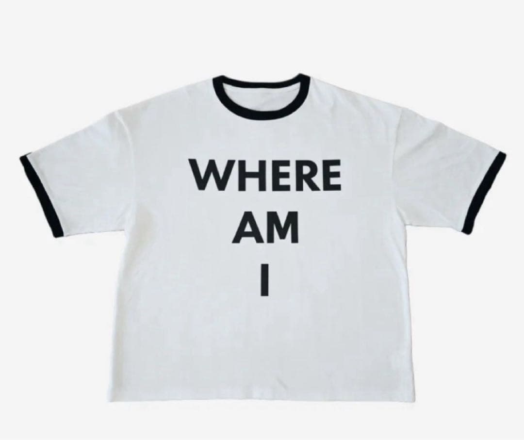 ch!iii Tシャツ オーバーサイズ ホワイト✖️ブラック