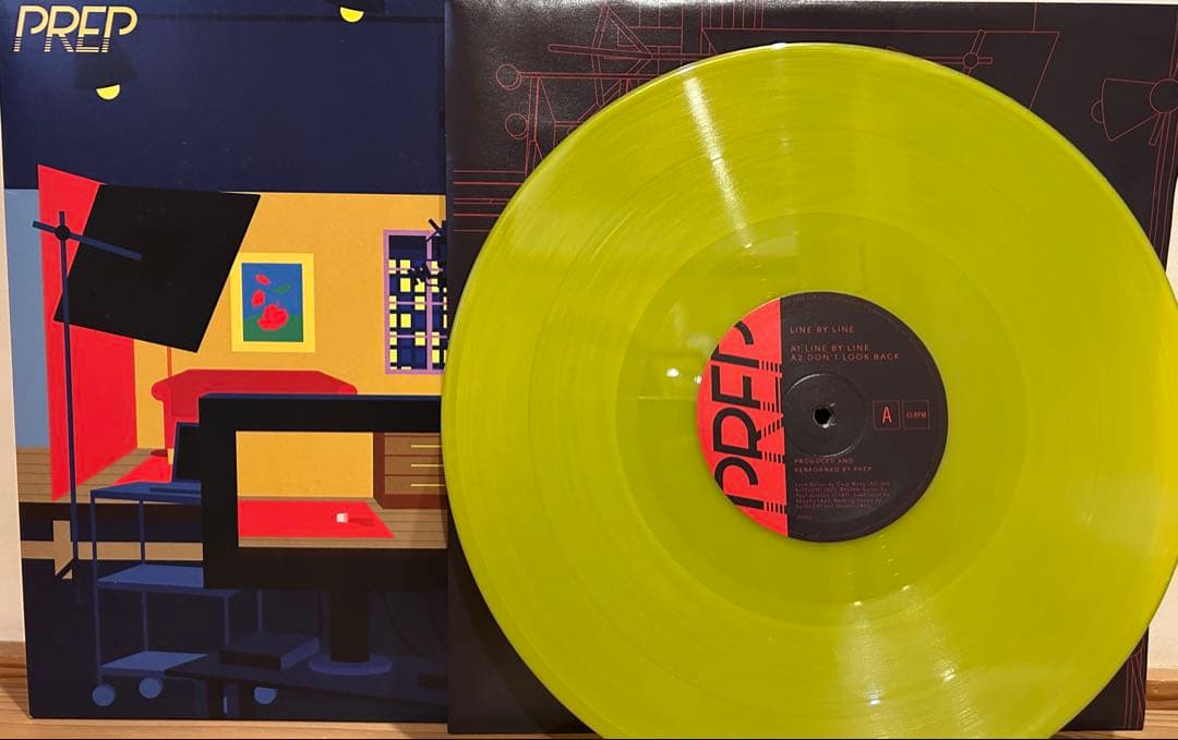 たま　PREP LINE BY LINE イエロー盤　レコード