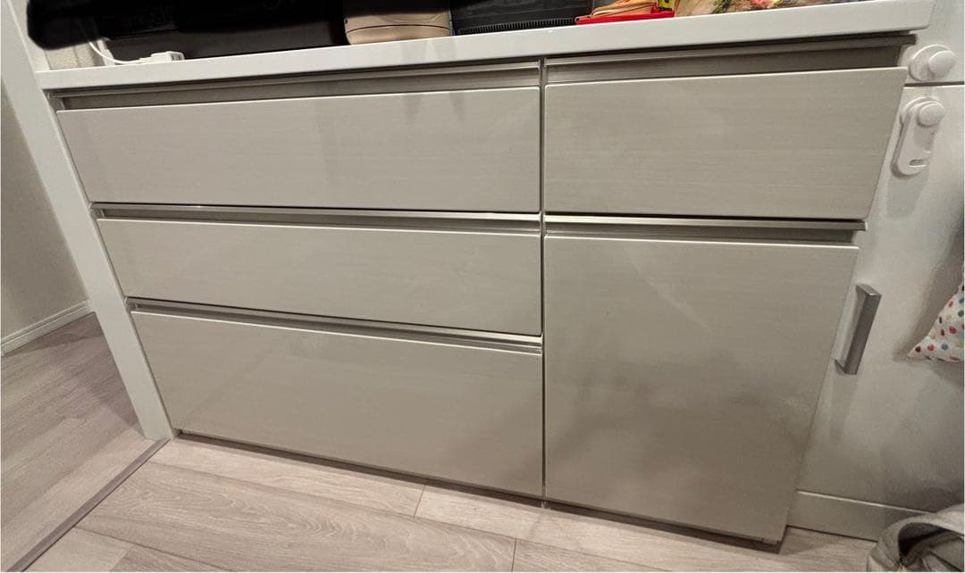 引き出し式キッチン収納 幅約130cm