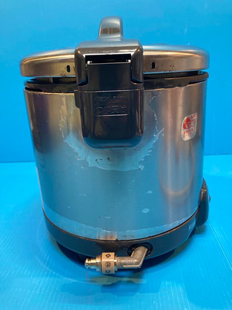 【どこでもご飯】リンナイ／こがまる＋調整器／ガス供給一式 災害時対策にも