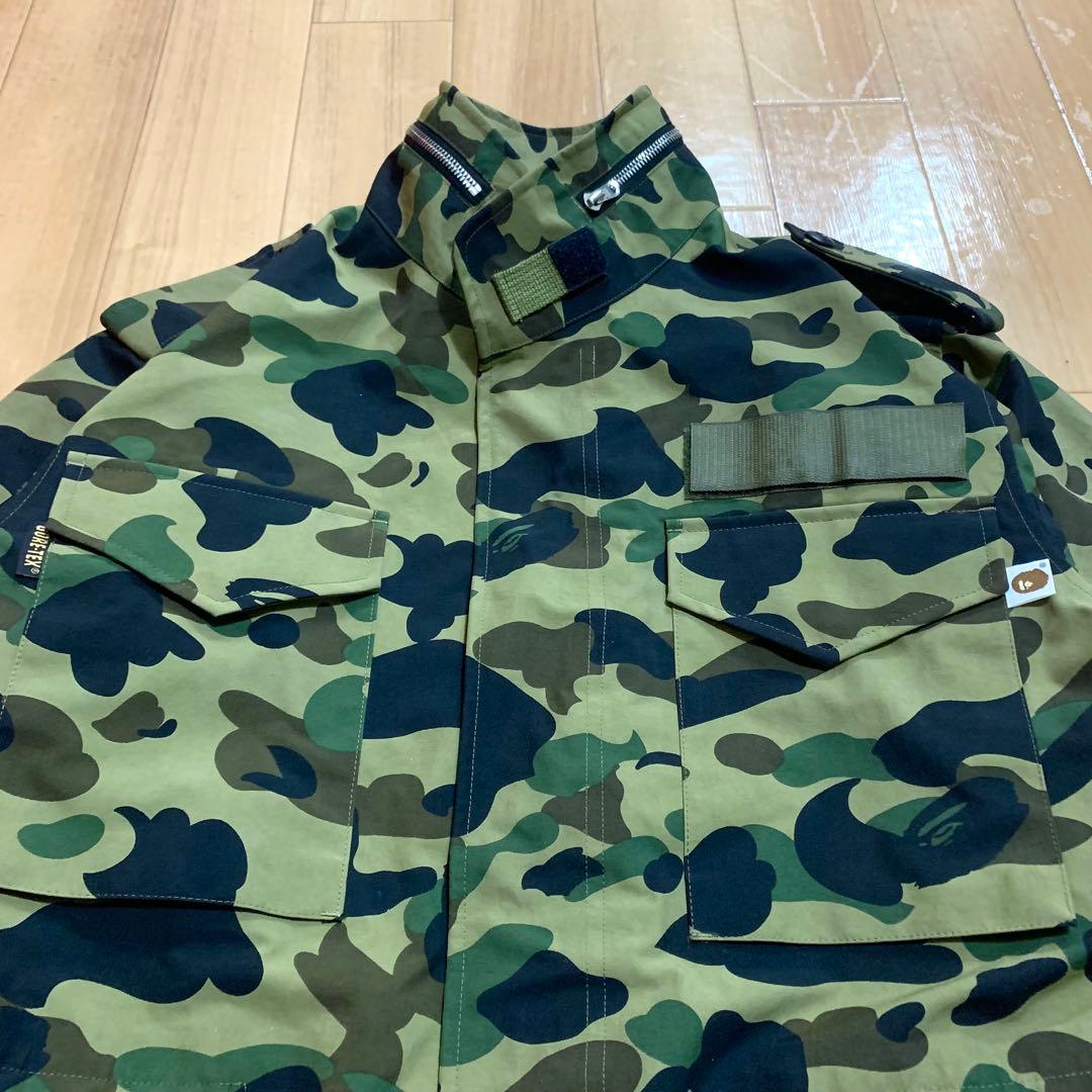 ジャケット・アウター BAPE M-65 CAMO Military Jacket GORE-TEX