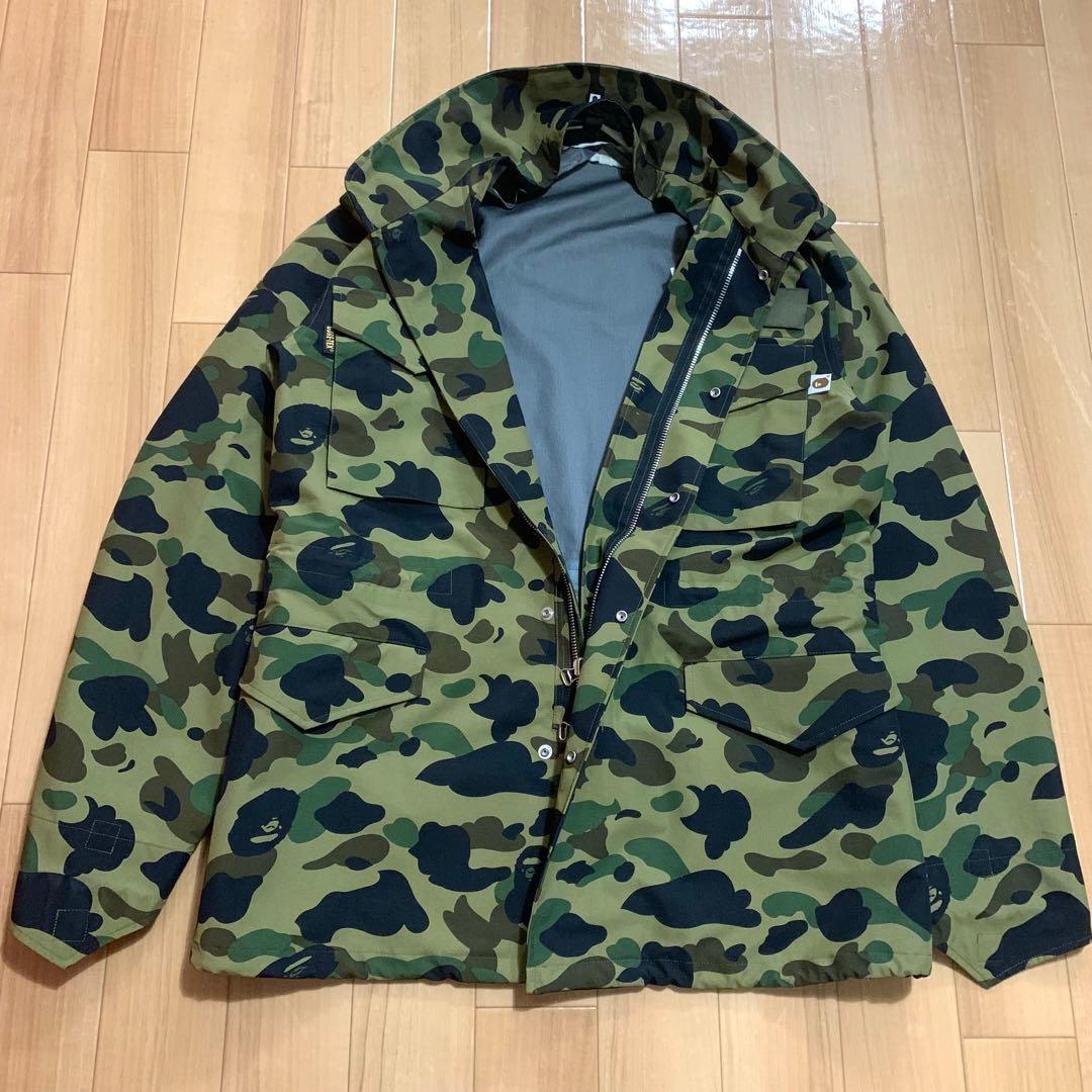 ジャケット・アウター BAPE M-65 CAMO Military Jacket GORE-TEX