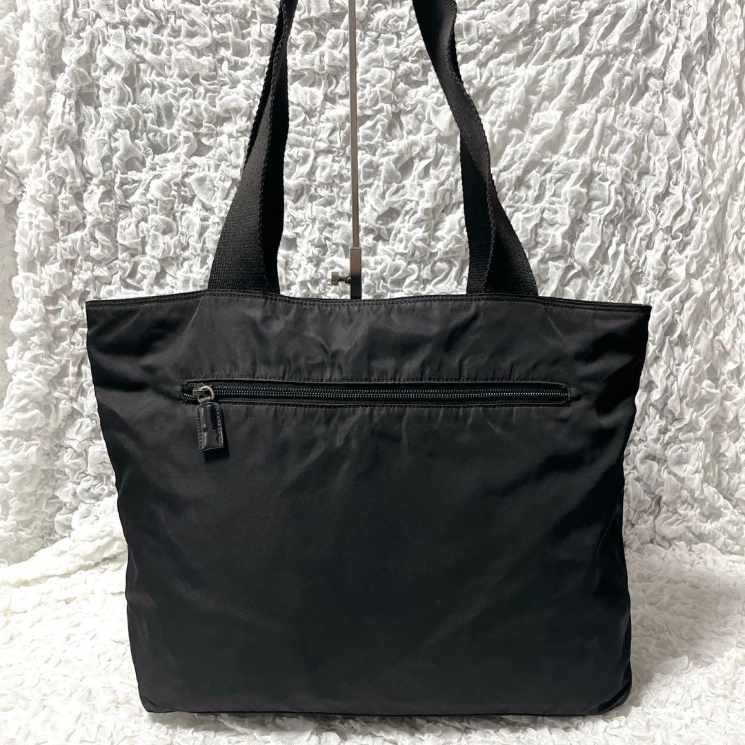 PRADA ブラック トートバッグ　プラダ　ナイロン　肩掛け　ショルダー