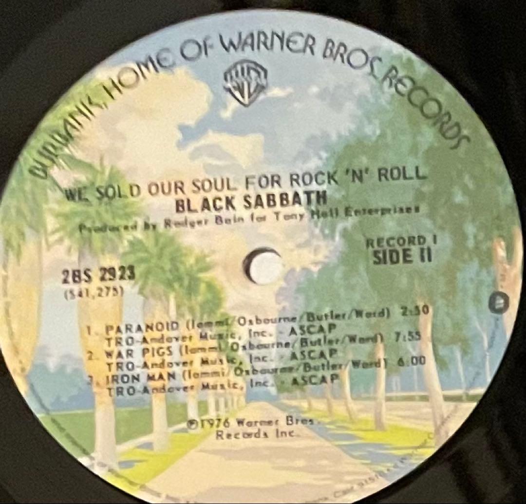 USオリジナル　ブラック・サバス　We Sold Our Soul for‥