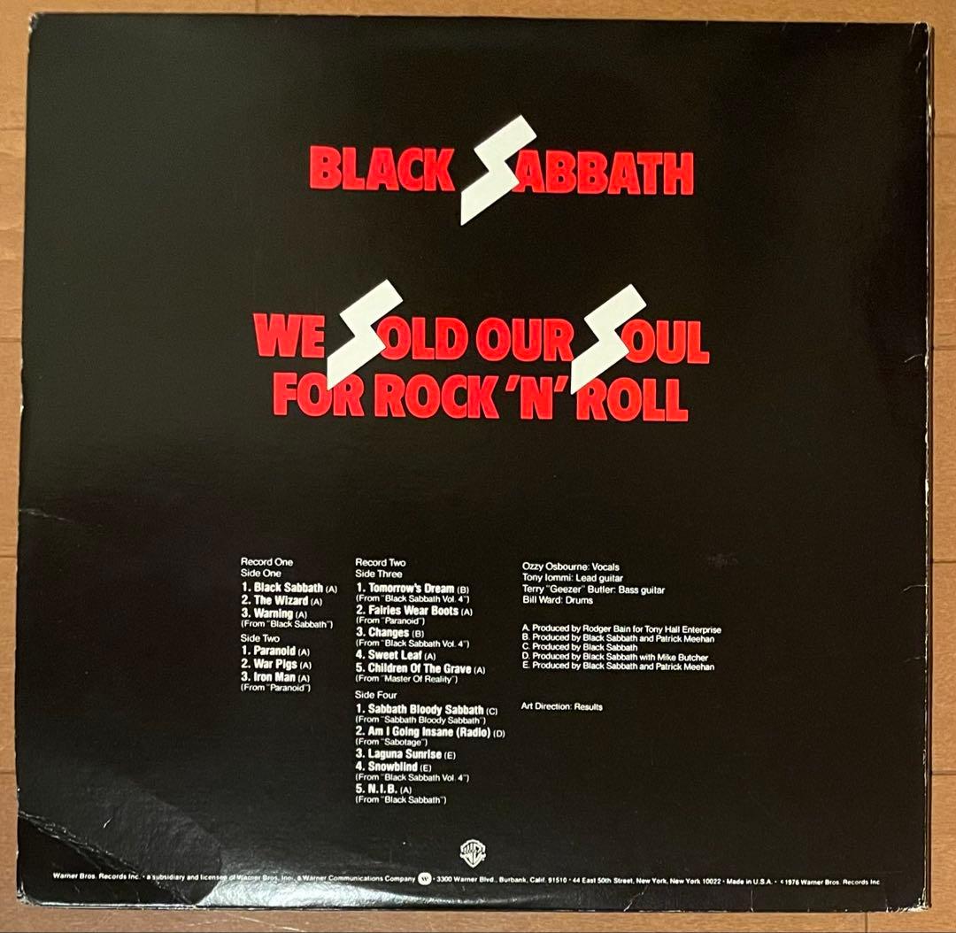 USオリジナル　ブラック・サバス　We Sold Our Soul for‥