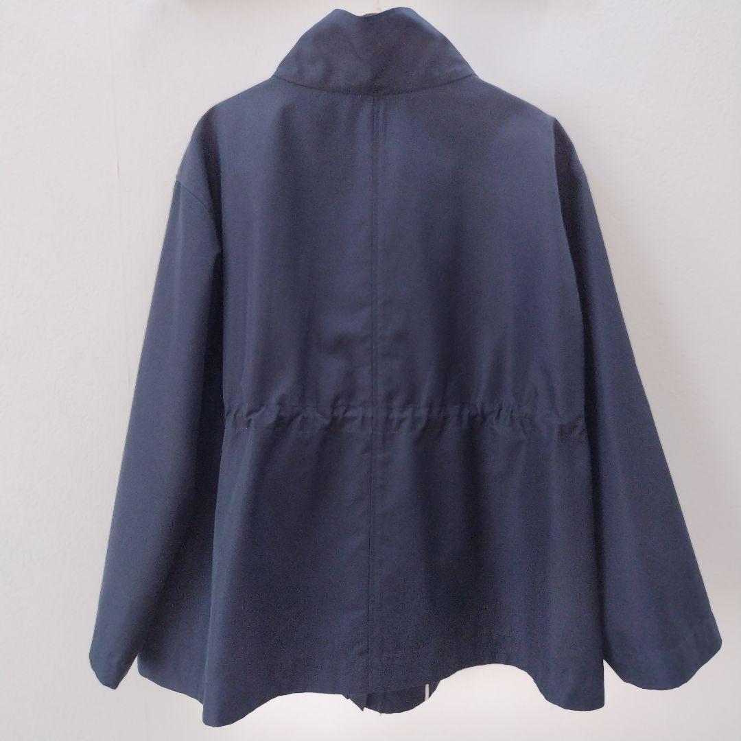 美品✨アナイ 25SS 撥水ツイルミドルスタンドコート 36 ネイビー