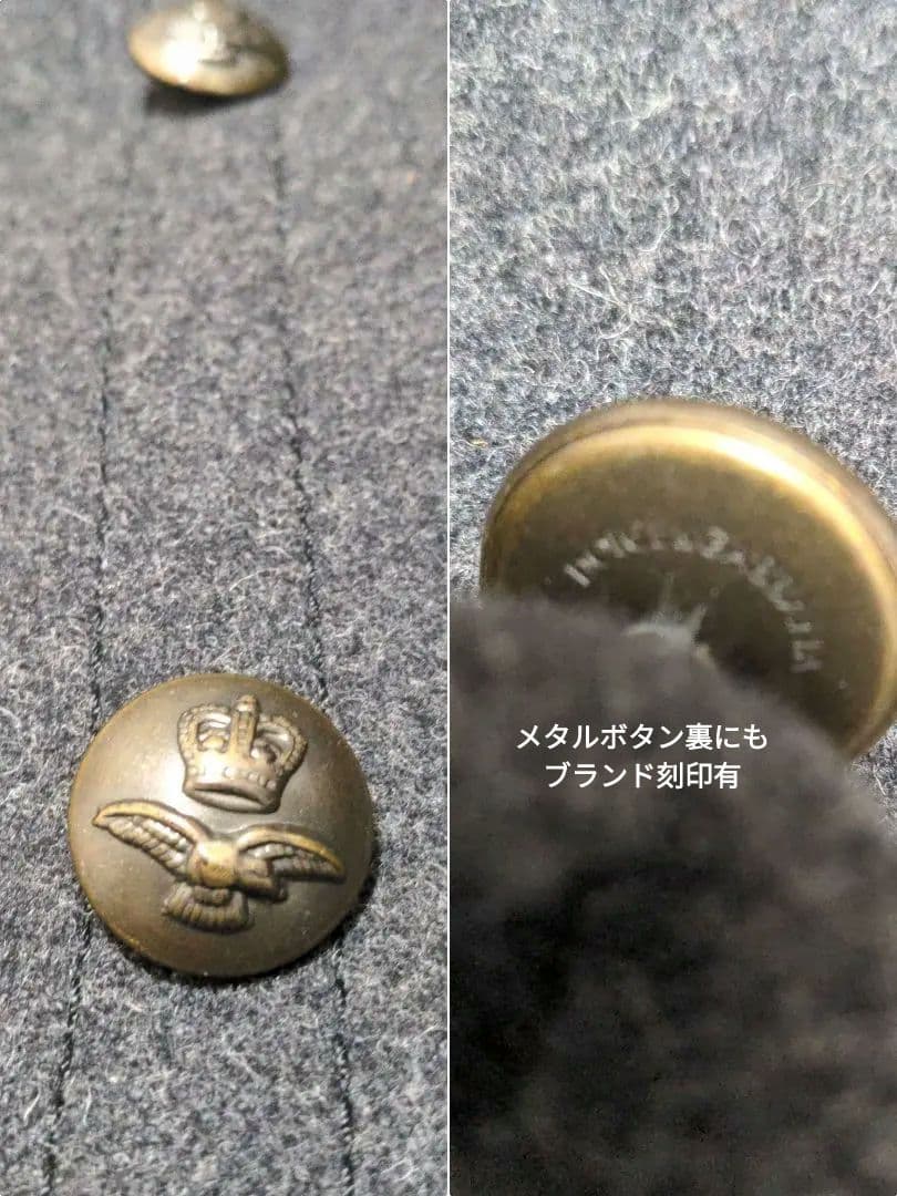 訳有 伊製 DOLCE & GABBANA エンブレムボタンフーデッドPコート