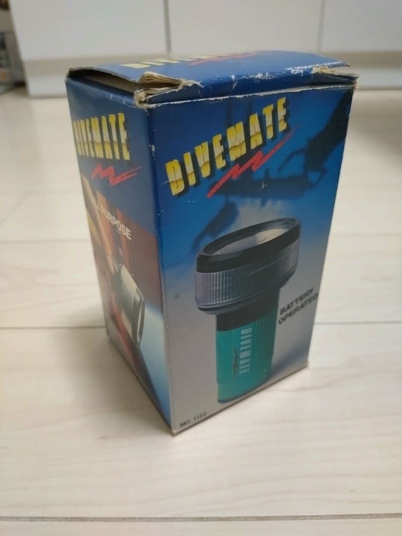 レトロなDIVEMATE 懐中電灯 箱付き