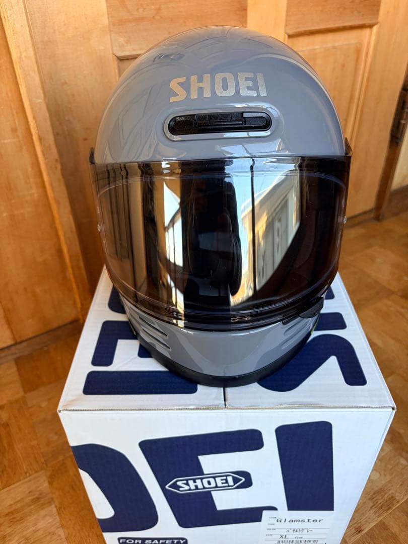 美品 SHOEI Glamster グラムスター XL バサルトグレー