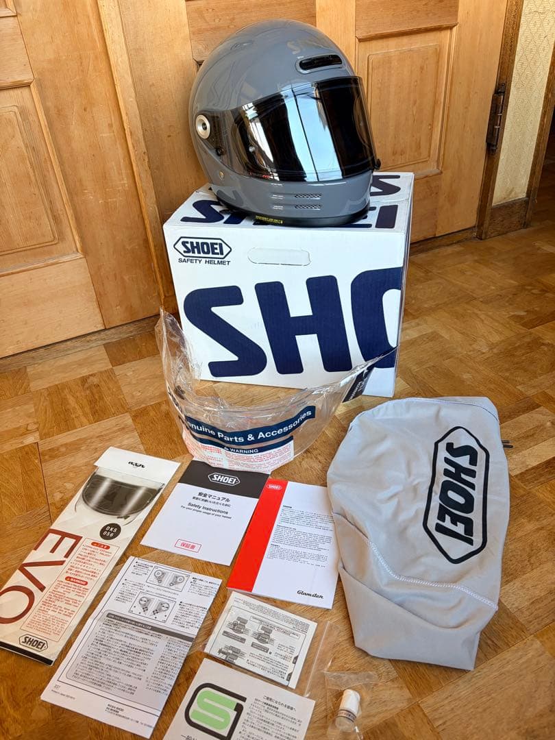 美品 SHOEI Glamster グラムスター XL バサルトグレー