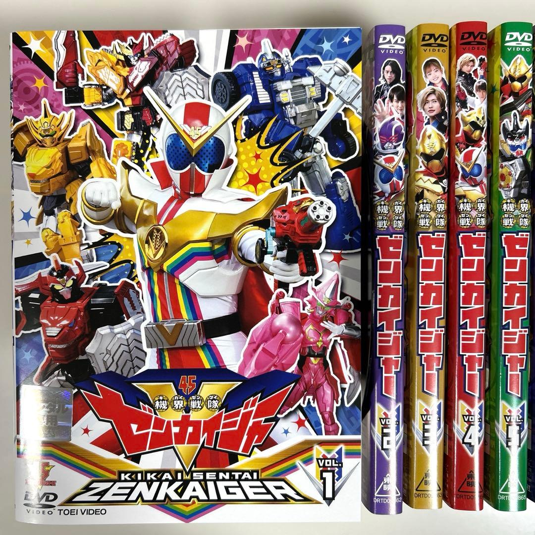 機界戦隊ゼンカイジャー　DVD 全12巻セット