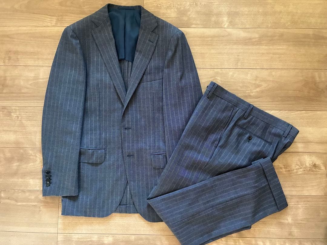 RING JACKET　リングジャケット　スーツ　46 ストライプ