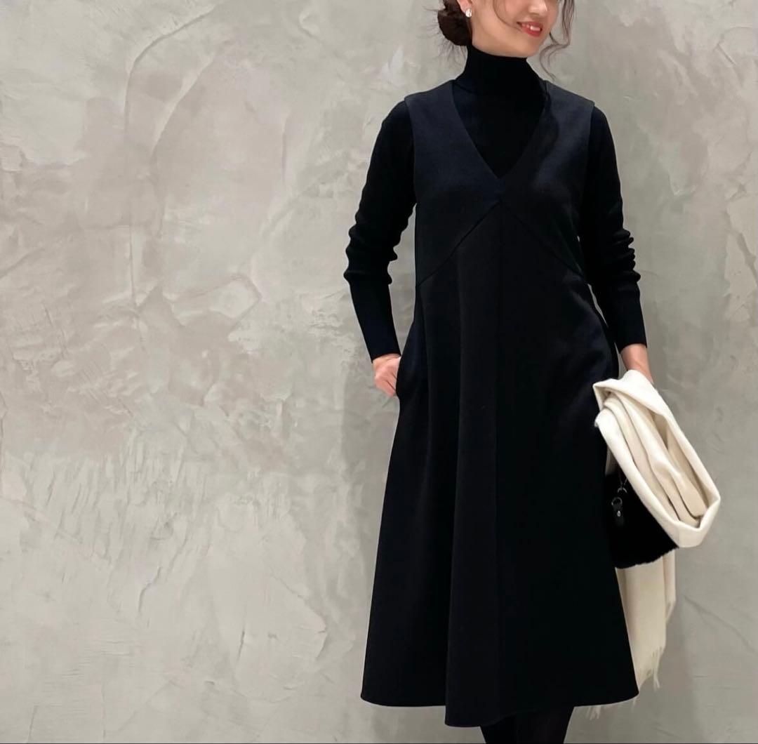 エムプルミエブラック　ジャンパースカート　　ワンピース　アナイ