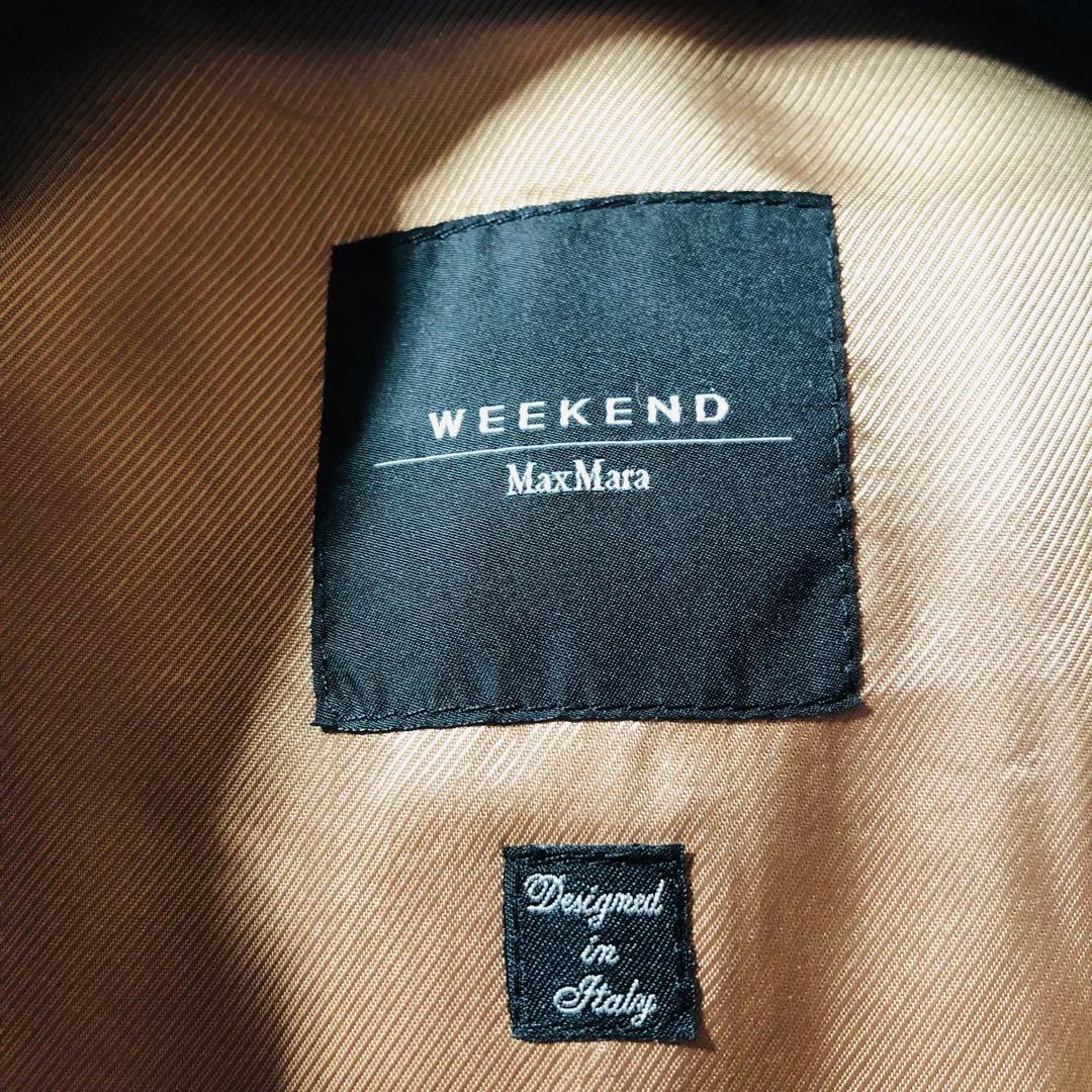 現行モデル✨美品 マックスマーラ ベルテッドコート ウール 女優襟 キャメル M