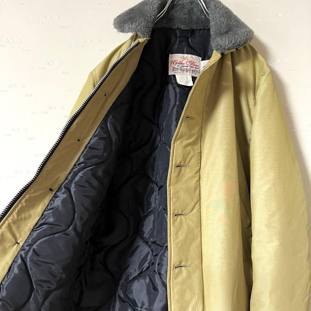 USA製 80's スピワック USN USNAVY N-1 デッキジャケット