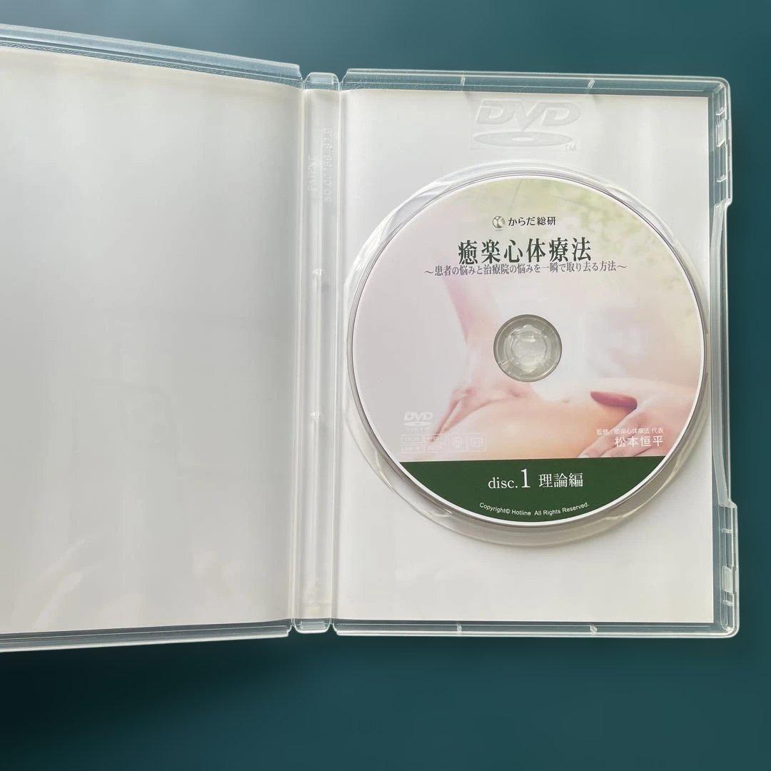 【 癒楽心体療法 DVD セット 4枚組➕特典CD 】