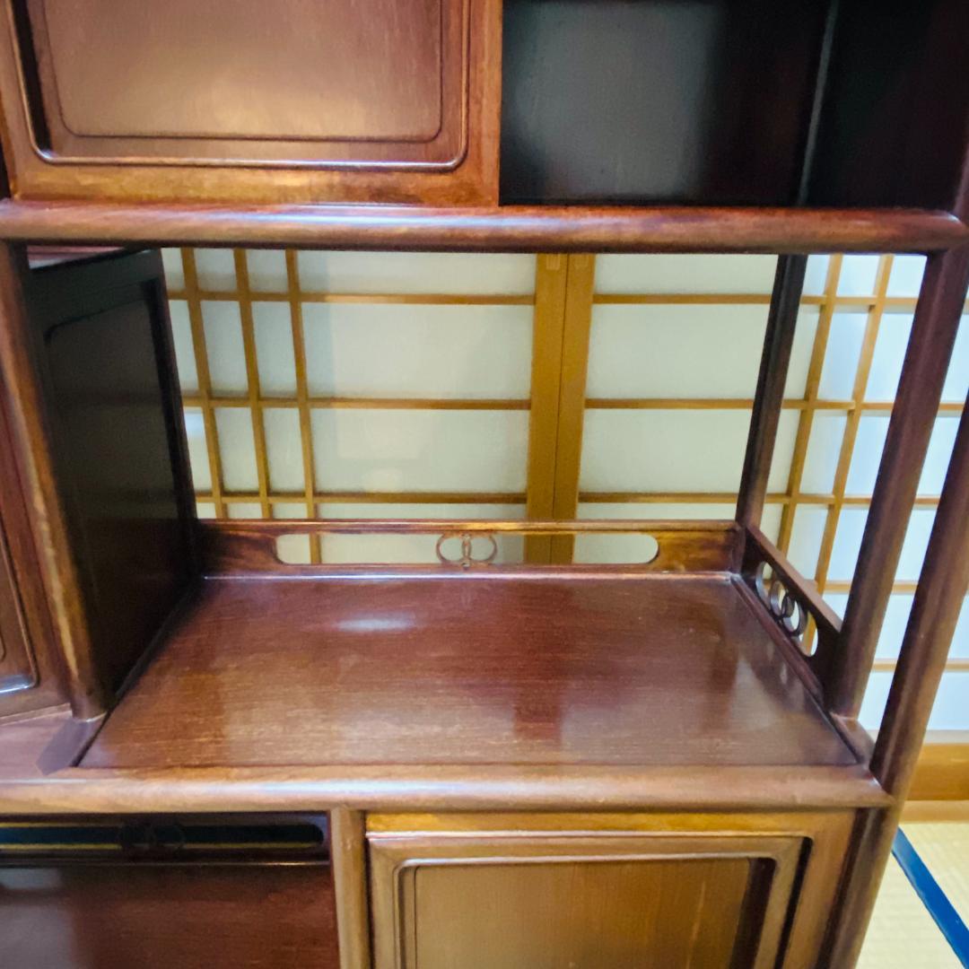 茶箪笥 飾り棚 和箪笥 飾り台 茶棚 古道具 古民具 昭和レトロ アンティーク