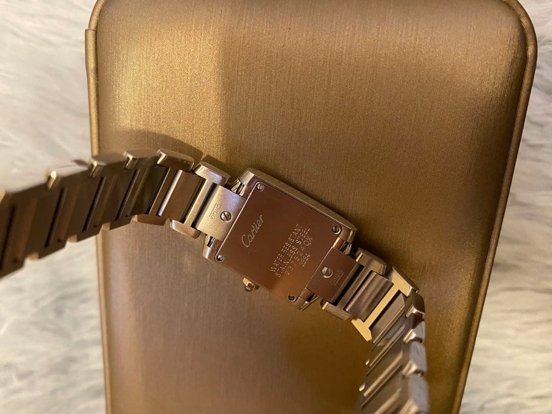 カルティエ タンクフランセーズSM 時計 レディース